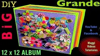 How to Make a Large Scrapbook Photo Album (12 x 12)