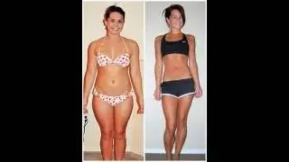 похудение до и после