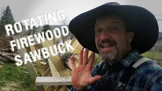 Rotating FIREWOOD Sawbuck | Heavy Log Loader