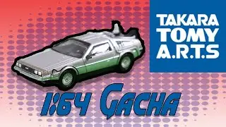 Capsule toy Delorean review, decent little car.