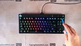 Logitech G Pro - lock keys lights (short test)