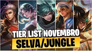 TIER LIST DOS MELHORES HERÓIS DA SELVA NO HONOR OF KINGS | NOVEMBRO 2024