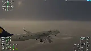 FSS E195 Steep Approach to London City (EGLC) MSFS