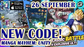 NEW CODE Manga Mayhem: Unity Giftcode & How to Redeem Code 26 September - Mobile Game (Android/IOS)