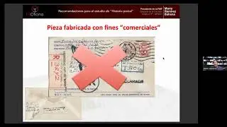 Recomendaciones para el estudio de 'Historia Postal