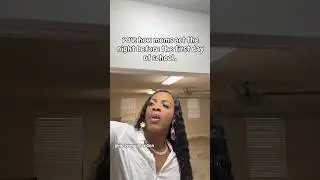 😂📚✏️POV: How moms act the night before the first day of school. #funny #reels #missrenee