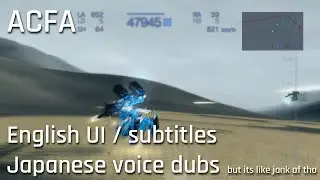 Armored Core For Answer but with Japanese voice dubs (English UI and subs)