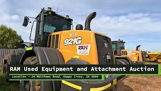 RAM Used Equipment and Attachment Auction | Adelaide, SA