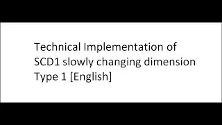 SQL Interview Question | Technical Implementation of SCD1 slowly changing dimension Type 1