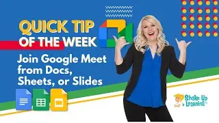 Join Google Meet from Docs, Sheets, or Slides