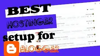 HOSTINGER Domain Setup for Blogger Made EASY in 2024!