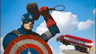 Cars vs Captain America | Teardown