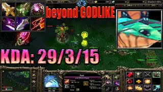 DotA 1 ICCup Puck, 1vs5, Solo Throne with Divine Rapier!