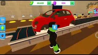 Roblox new game - Car Factory tycoon