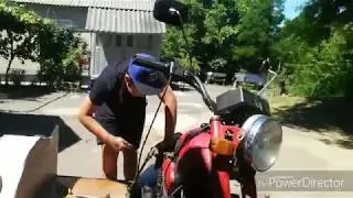 Ставим боковой прицеп на минск ,  небольшой Of-road