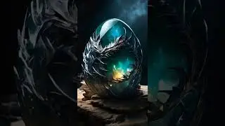 Mysterious Dragon Egg | Motion Graphics | 3d | #mysterious #motiongraphics #aiart #3d