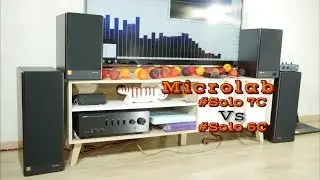 Microlab Solo 7c vs Solo 6c speakers sound & bass test [HQ]