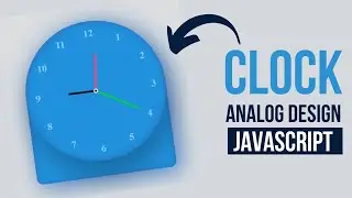 Analog UI Design And working Clock with JavaScript