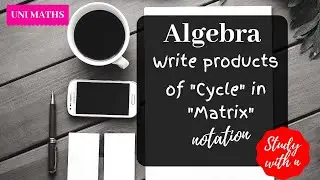 Matrix: Cycle notation to Matrix notation (Algebra)