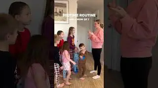 Bedtime Routine with a Mom of 7 