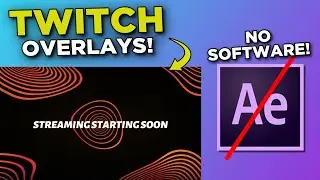 Custom Twitch Overlays with NO SOFTWARE!