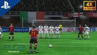 FIFA 06 | AC Milan vs. Inter Milan (Serie A) - PS2 [4K 60FPS] Gameplay