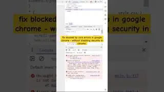 fix blocked by cors errors in google chrome - without disabling security in chrome 