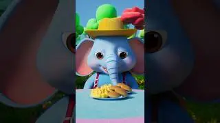 Hathi Raja Kahan Chale Elephant Song, हाथी राजा कहाँ चले #shorts #hindirhymes #childhood #shortvideo
