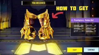 How to Get Prizefighters - Golden Bull (Boxing Gloves) for FREE in Codm🔥