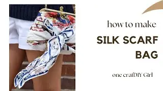How to make a silk scarf bag