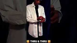 Coin Magic Short  🎭 Learn Magic 🎭          👏Thru & Thru 👏 Part 2 #learnmagictricks  #viral  #trend