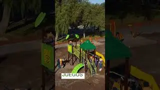 Avance de obra espacio verde Acceso Sur y Rawson