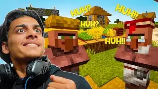 I FOUND MY FIRST VILLAGE!! [Minecraft Pe Survival Ep-3]