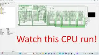 8-bit CPU using only logic gates!