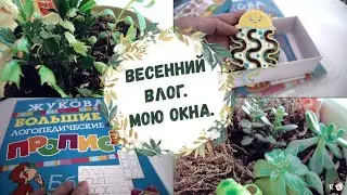 Первый весенний влог. Мою окно.