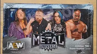 BOX BREAK | 2022 Upper Deck AEW Skybox Metal Universe Hobby Box (All elite AEW Wrestling