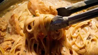 Delicious Creamy Cajun Chicken Linguine Recipe - Knockout Kitchen