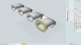 Blend the Bend in Moi3D (combine 5 pipes)