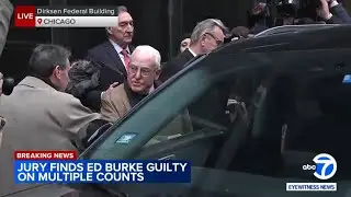 Former Ald. Ed Burke leaves court after conviction for racketeering, corruption