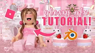 how to make a GLOSSY ROBLOX GFX! || mxddsie ♡