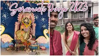 Saraswati Pooja 2k23 ✨ | Medical College Pooja Vlog