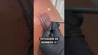 Como é uma #Tatuagem de bamboo na Tailândia #bambootattoo #tatuagemdebambu #tattoo #short