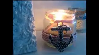 RECICLA TARROS DE CRISTAL CON TOQUE VINTAGE PARA TUS VELAS