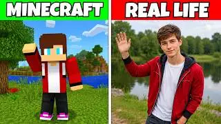 Minecraft VS Real Life – JJ 👋✨