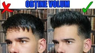 CUM SĂ ÎI DAI PĂRULUI VOLUM DE LUNGĂ DURATĂ | TUTORIAL FRIZURĂ BĂIEȚI