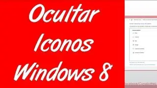 Como ocultar mostrar los iconos de la barra de tareas en windows 8