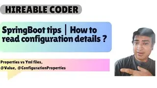 How to read configuration properties in Spring Boot application ?