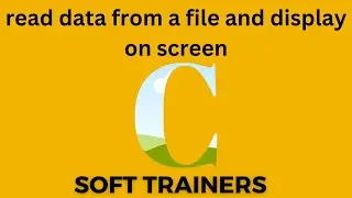 C12.10| read the data from a file and display on screen using fgetc | C Language | Dr. Khaja Masthan