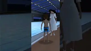 Yuta Mio Lihat Hantu Kolam Renang Sekolah 😱 | Sakura School Simulator
