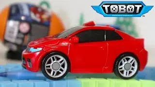 Гонки Тоботов - Кто быстрее. Тоботы - трасформеры игрушки